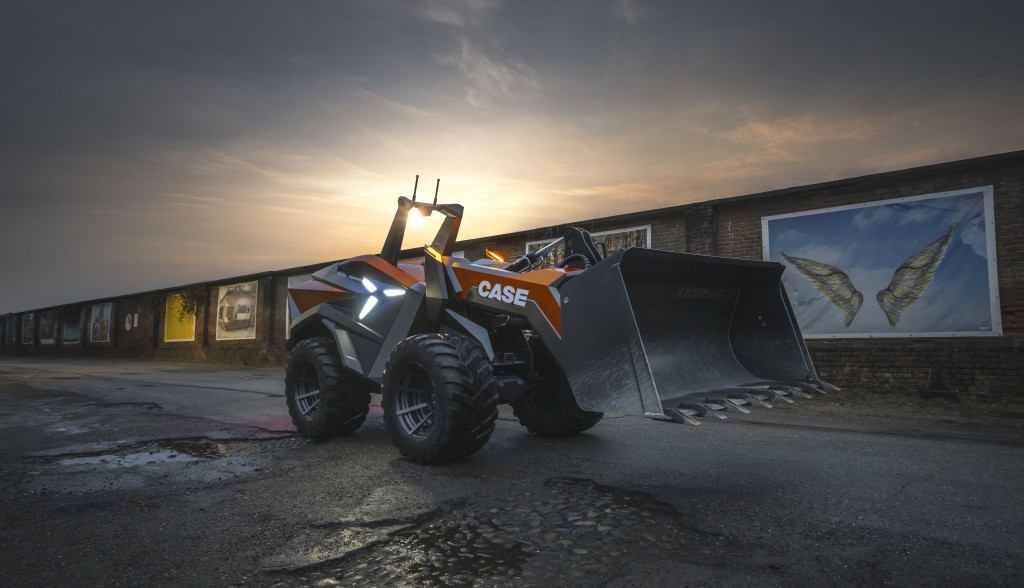 CASE debuts electric compact wheel loader concept