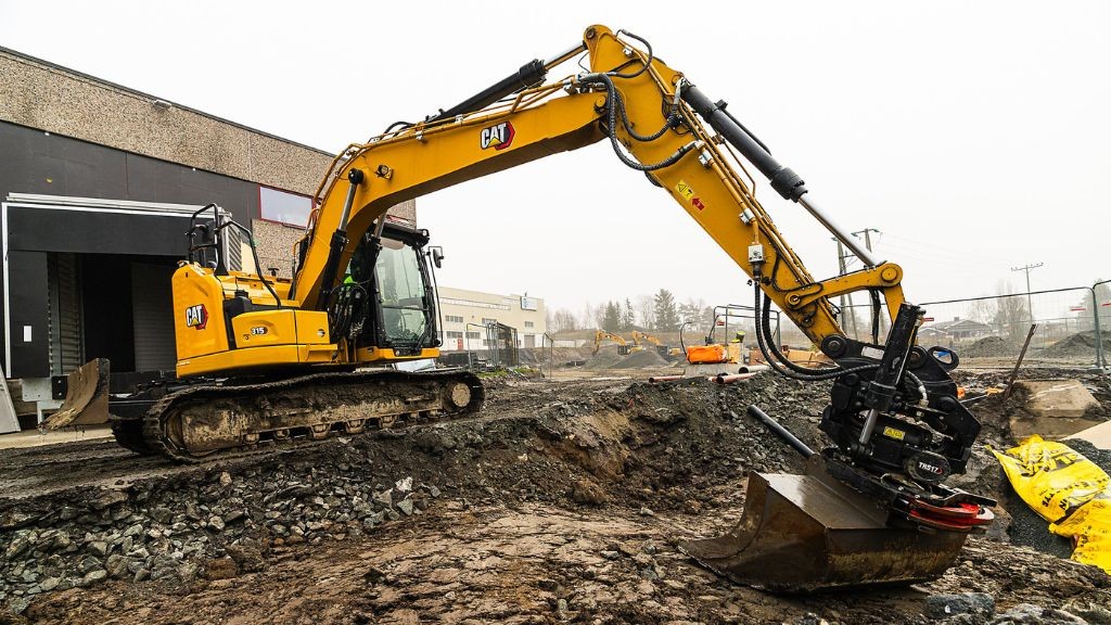 Caterpillar’s new line of multi-functional tiltrotators offer 360 degree rotation
