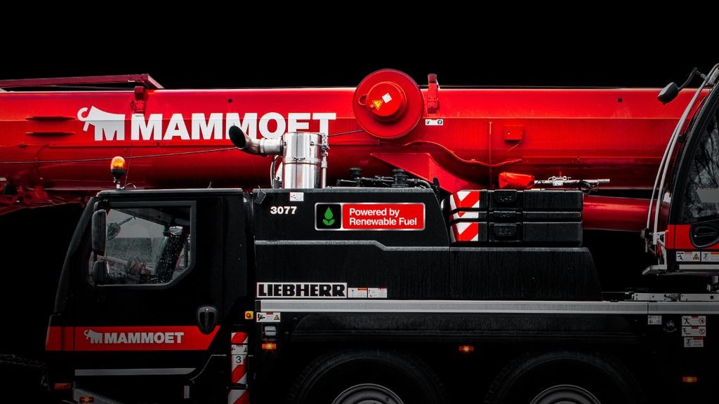 Mammoet makes HVO commitment to reduce carbon emissions