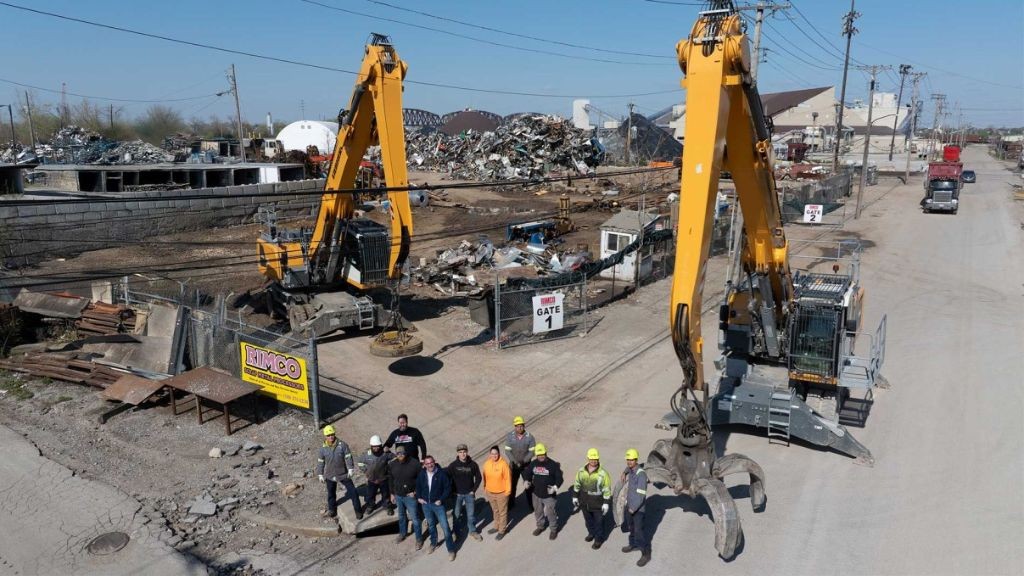 Liebherr material handling machines power a century of scrap metal recycling