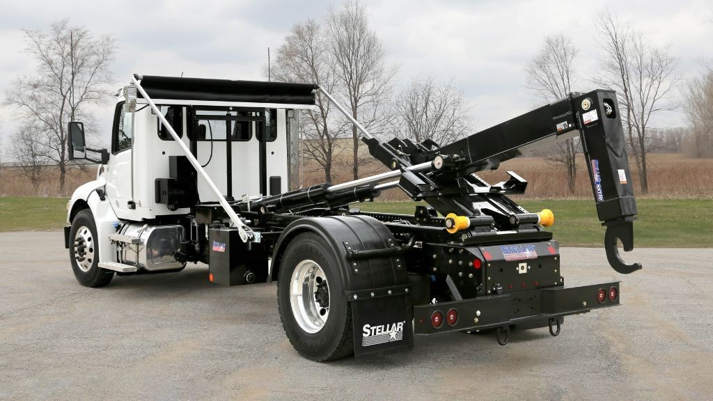 Stellar debuts new hooklift designs for a variety of waste and construction jobs