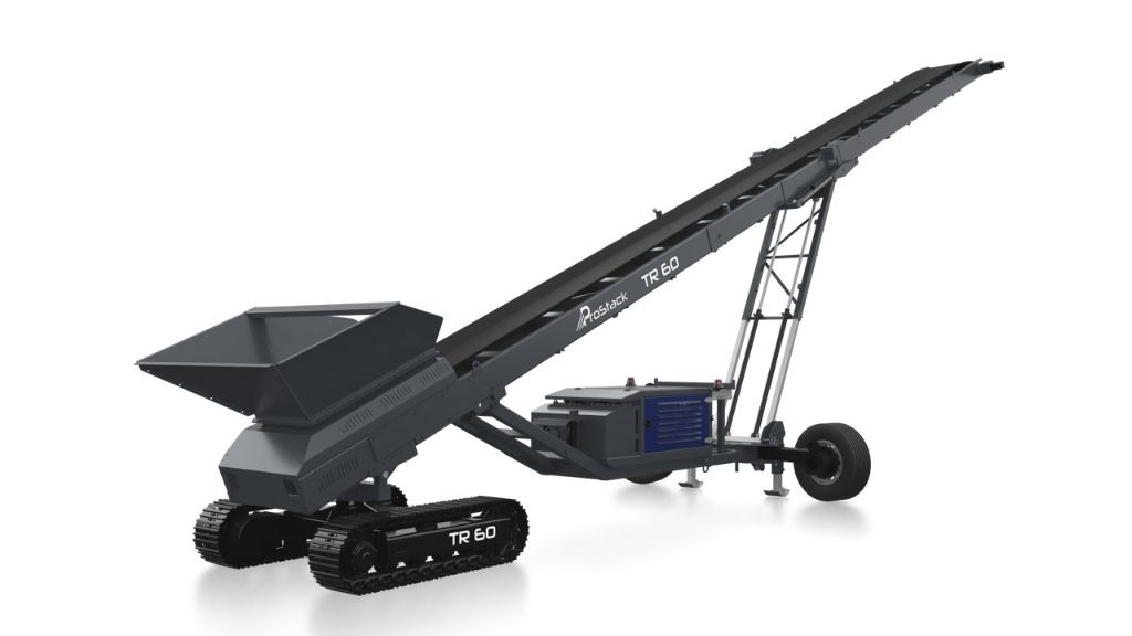 ProStack’s new range of tracked conveyors brings efficient stockpiling to smaller job sites