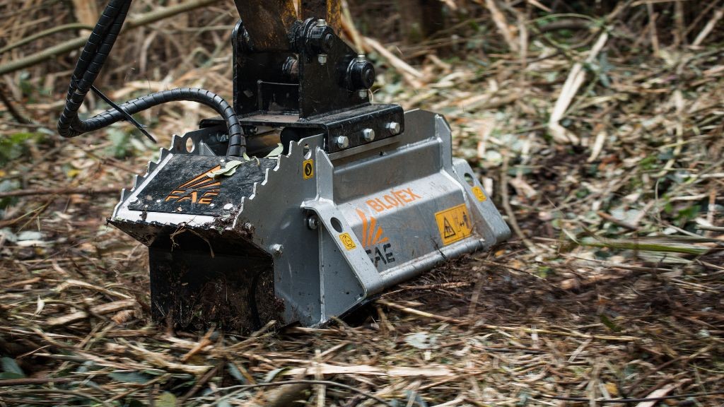 Bite Limiter technology now available on FAE's mulcher for 5-ton excavators