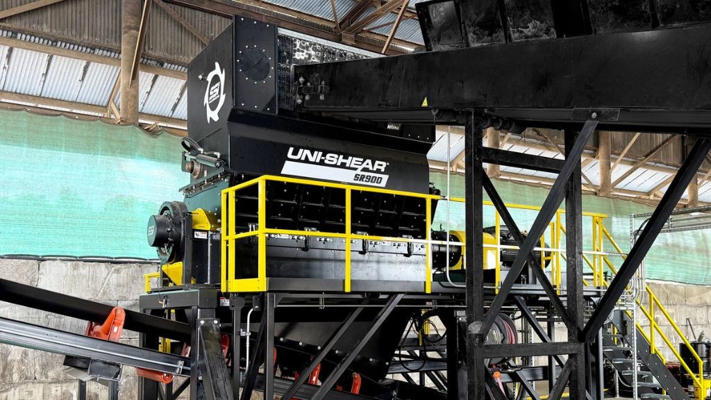 SSI’s new shredder creates one-inch fractions for RDF