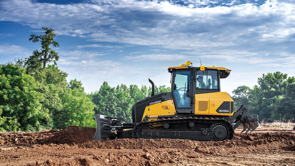 Trimble Ready 3D options can now be factory-installed on new Hyundai dozers