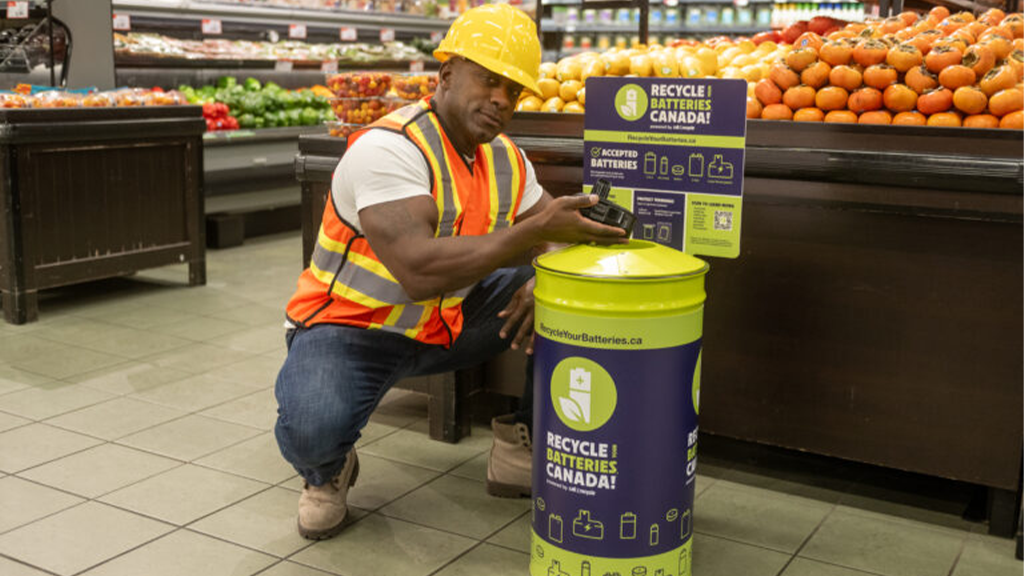 Call2Recycle installs smart collection containers for household batteries in Alberta