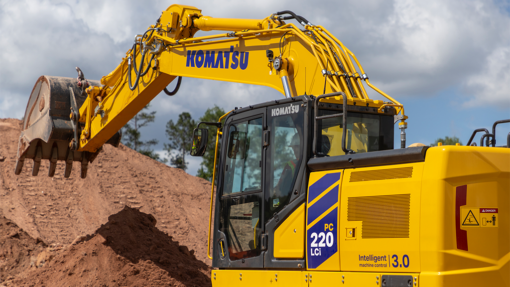 Technology is the standard on Komatsu's new excavator