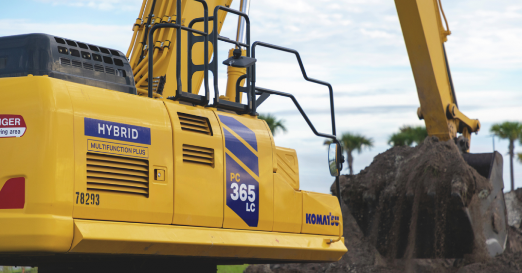 Nimble new Komatsu hybrid excavator delivers instant power and quiet operation