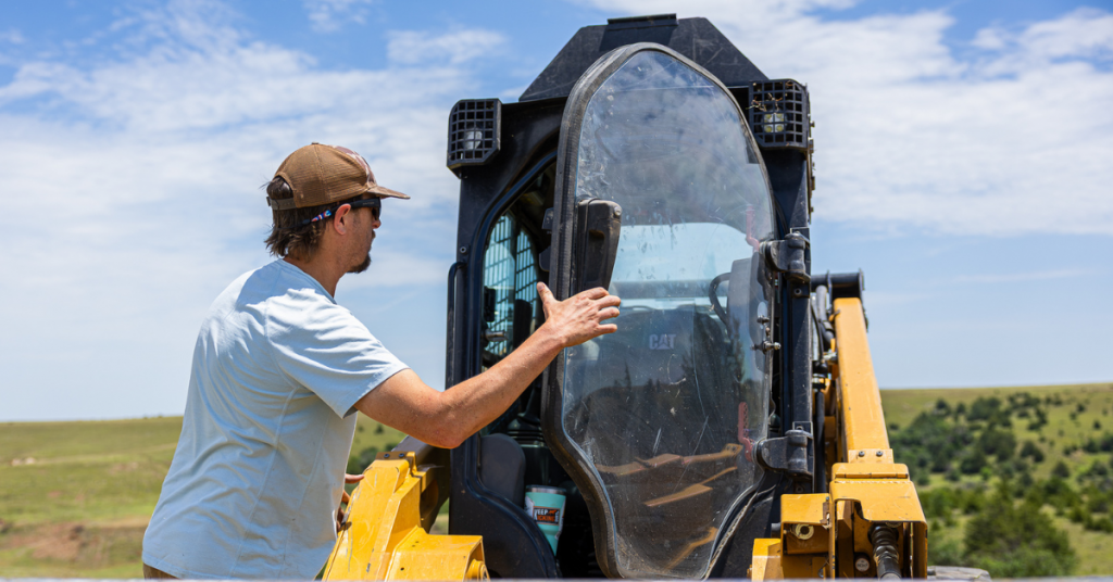 Polycarbonate reinforcement offers ultimate protection for equipment operators