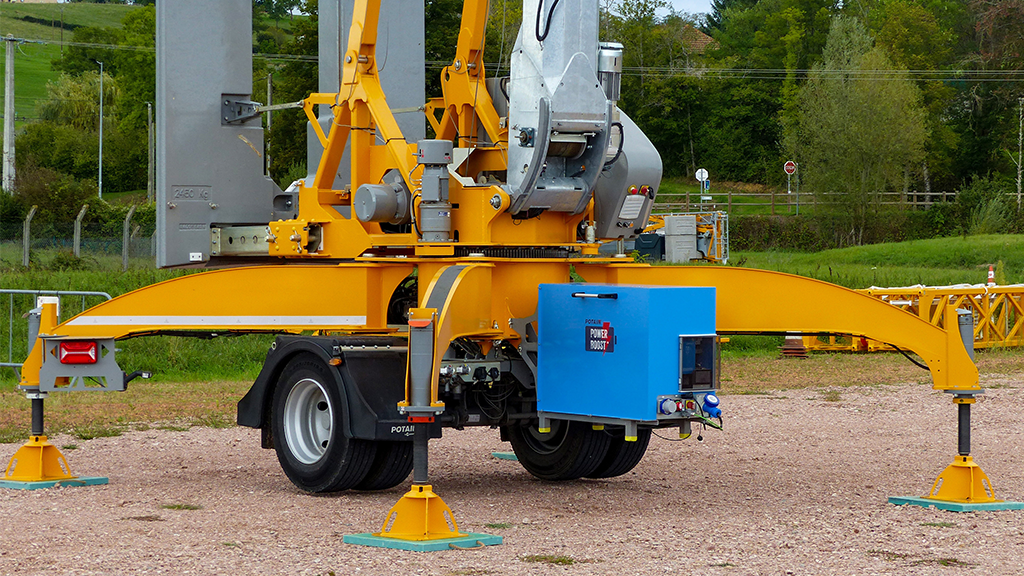 Plug-and-play battery solution for Potain cranes brings greater flexibility to job sites