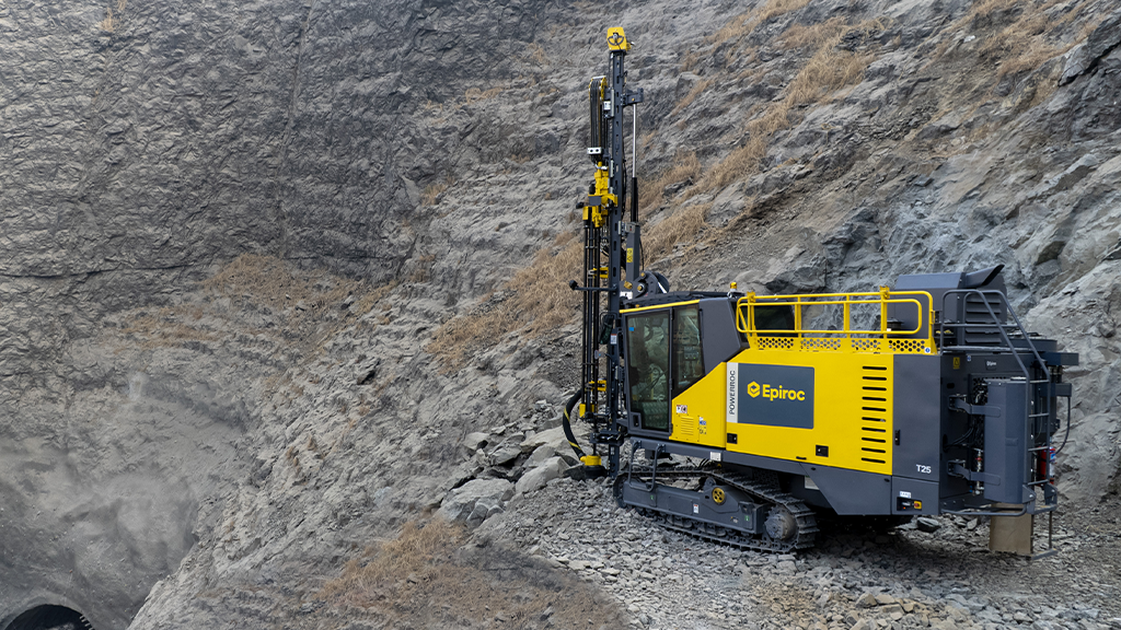 Epiroc’s new-generation PowerROC T25 MKII drill rig streamlines control on quarries
