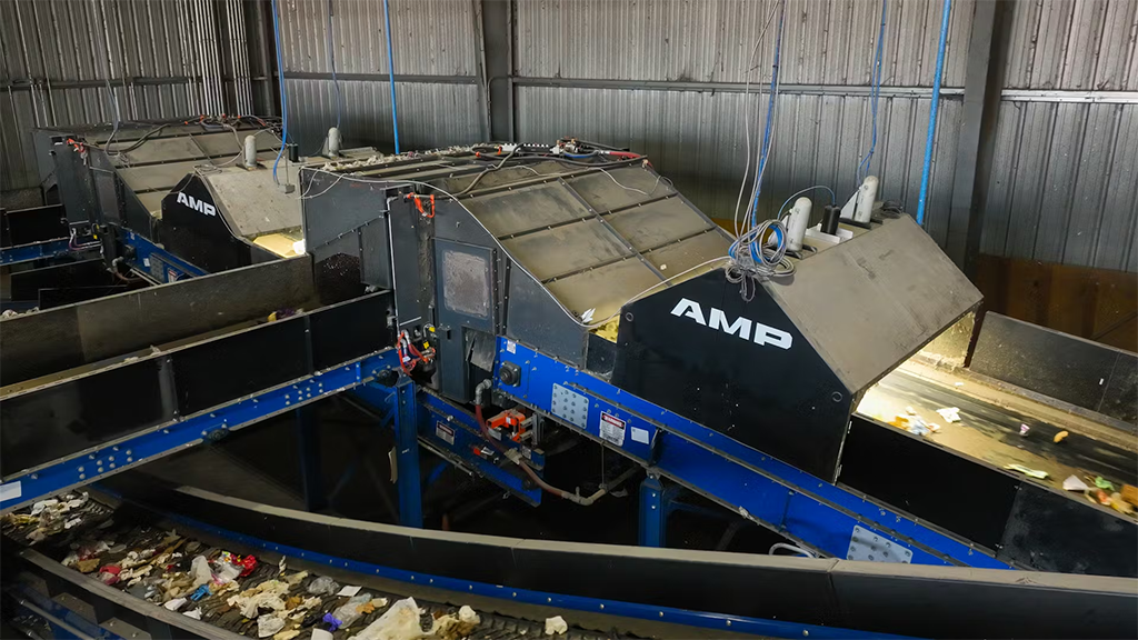 AMP completes SPSA facility upgrades with AI-powered MSW sorting systems