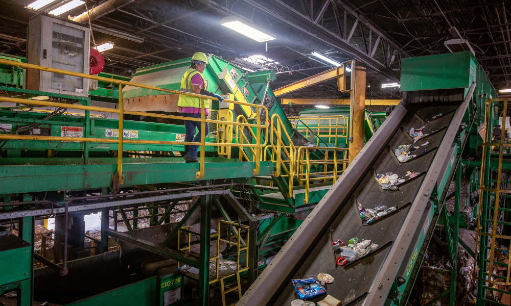 WM’s new Cambridge facility supports Ontario’s standardized household recycling system