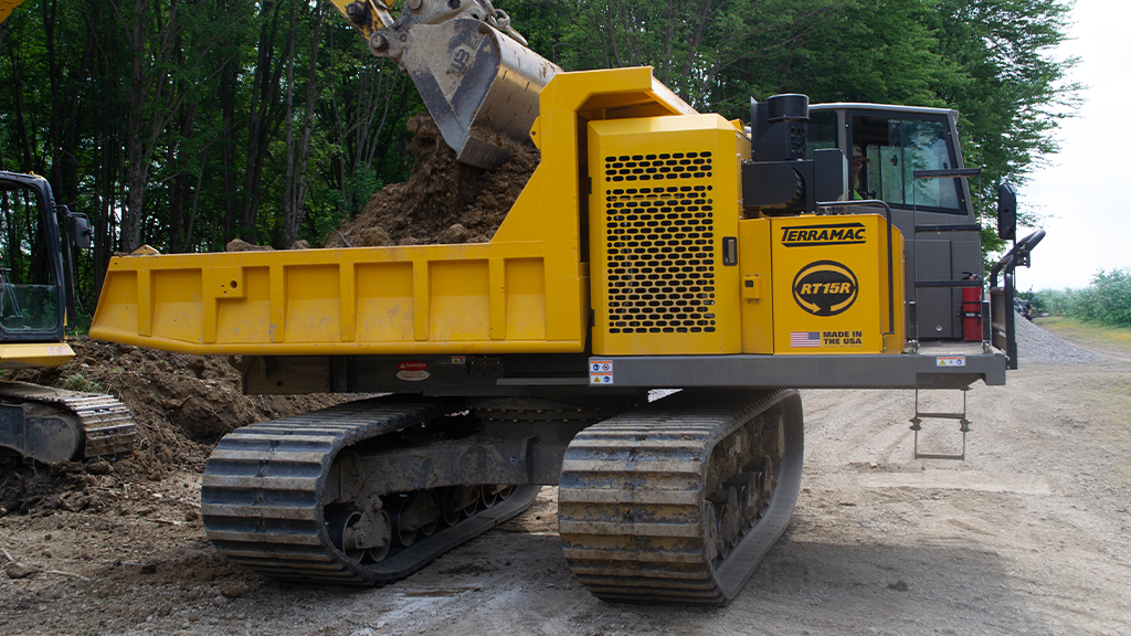 Terramac's largest rotating crawler carrier delivers 15-ton capacity