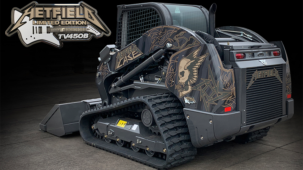 Metallica and CASE CE partner to auction limited-edition Hetfield CTL