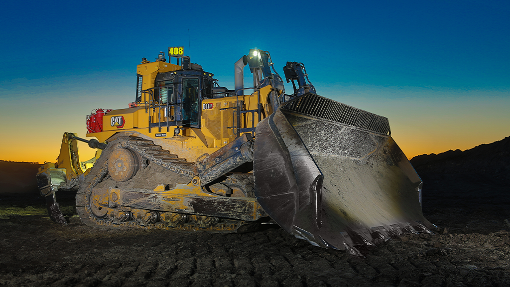 VIDEO: First Cat D11 XE electric-drive mining dozer
