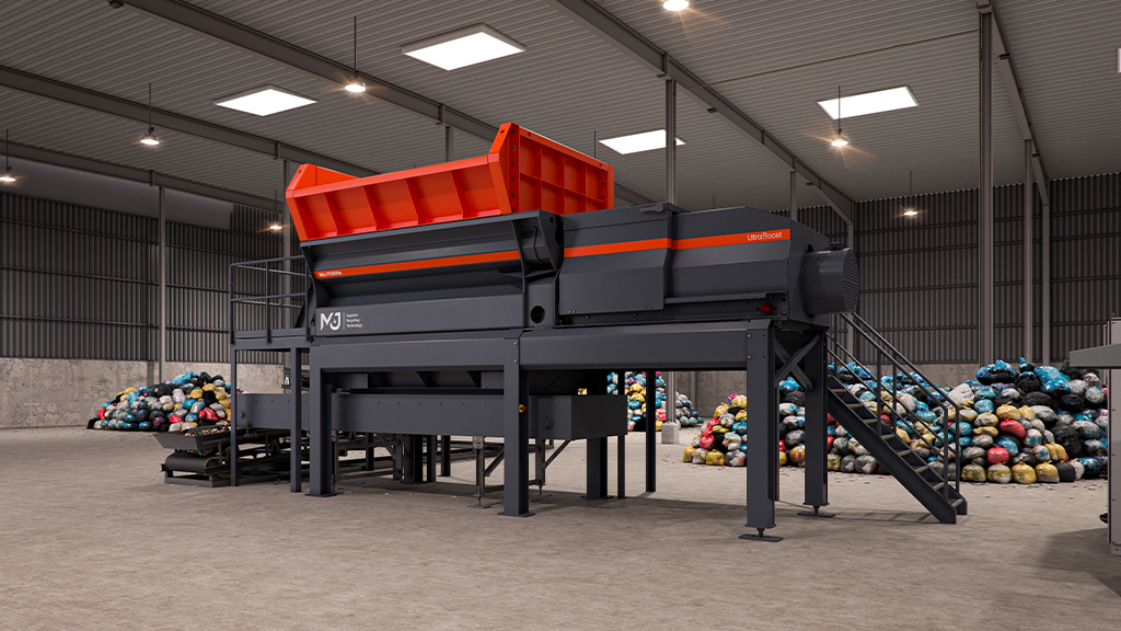 M&J Recycling’s redesigned P2000e pre-shredder can process 70 tph