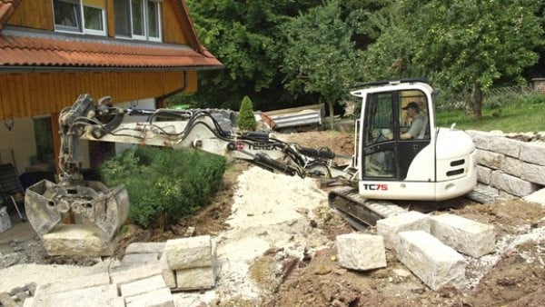 Terex TC75 compact crawler excavator