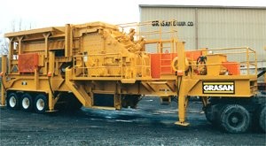 Grasan's largest road-portable impact crusher plant