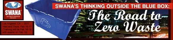 SWANA to hold Road to Zero Waste conference in February