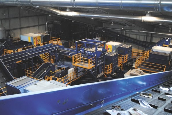 Western Riverside's new MRF includes over 14 Pellenc optical sorting machines, 100 conveyor belts, and a three-level screen