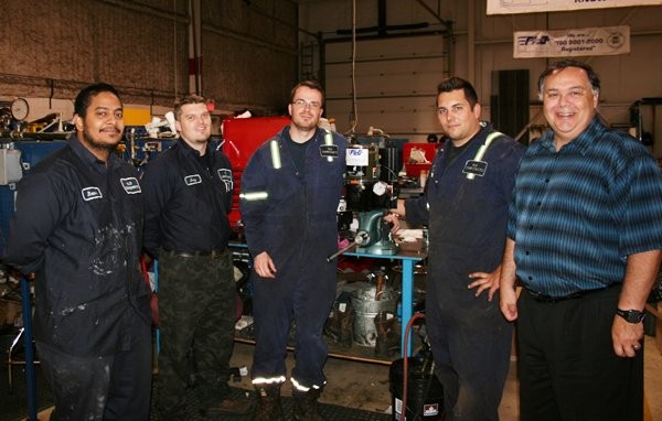 Current FLO apprentices from left to right: Ravi, Joe, Matt, Adam and Chris Deckert (President). Current FLO apprentices from left to right: Ravi, Joe, Matt, Adam and Chris Deckert (President).
