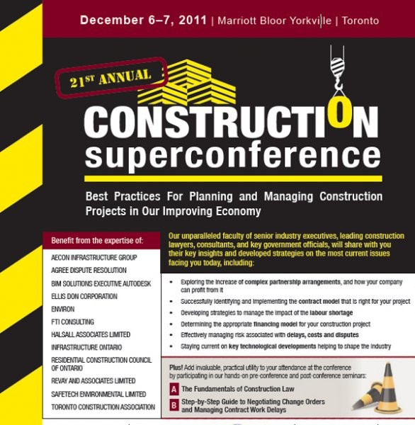 Construction Superconference