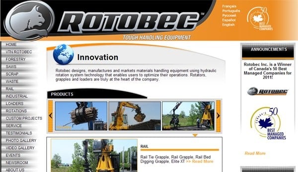 Rotobec Selected as One of Canada’s 50 Best Managed Companies