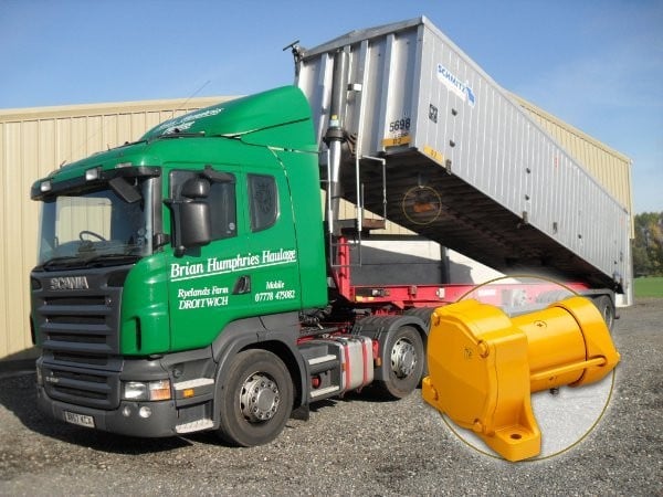 Engineered vibration improves dumping for haulers