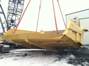Truck bodies engineered for rough oil sands conditions Truck bodies engineered for rough oil sands conditions