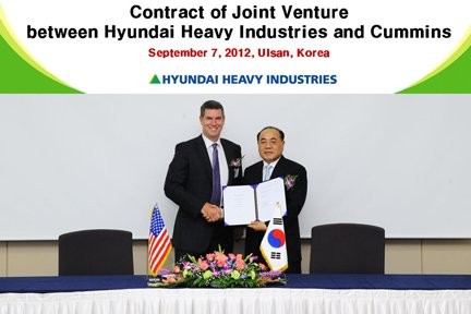 Hyundai and Cummins announce joint venture partnership to build MidRange engines in South Korea