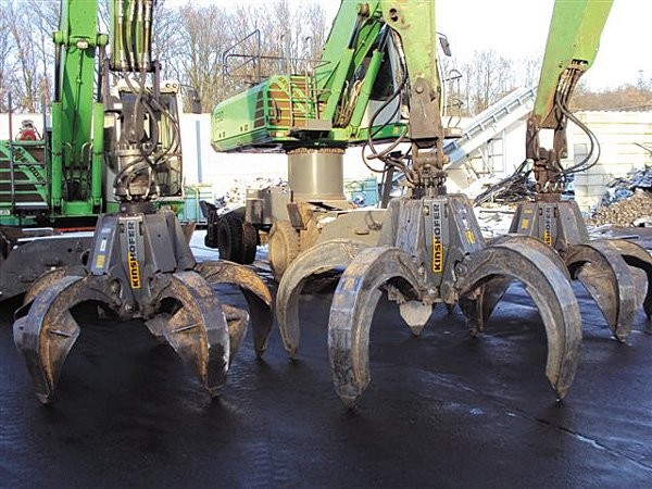 Kinshofer's grapple line, along with shears, processors and pulverizers are now available from