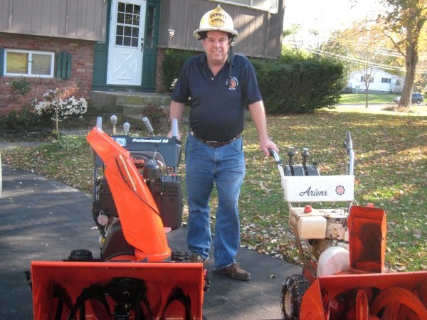 A new Professional 28 Sno-Thro model donated to retired FDNY Chief Richard Picciotto, February 2012.