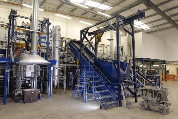 GasPlasma waste to energy plant installed in Swindon, UK by Advanced Plasma Power