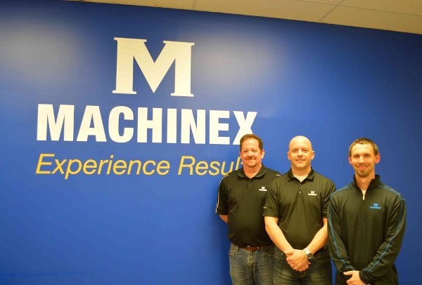 Part of Machinex U.S. team: Chris Hawn, Rusty Angel and Brad Goins