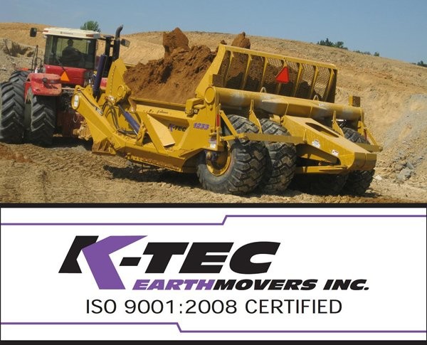 K-Tec Earthmovers Inc. achieves ISO 9001:2008 Certification