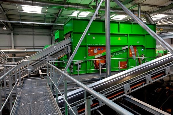 Stadler's ballistic separator Stadler's ballistic separator