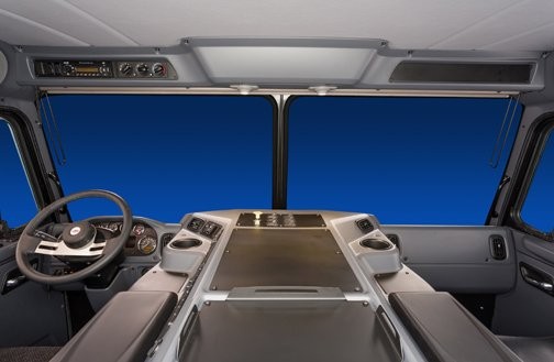 Peterbilt unveils all-new ergonomic, efficient interior for low-cab forward Model 320