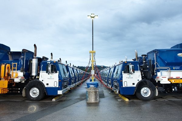 Progressive Waste Solutions' CNG fuelling station in Surrey, B.C.