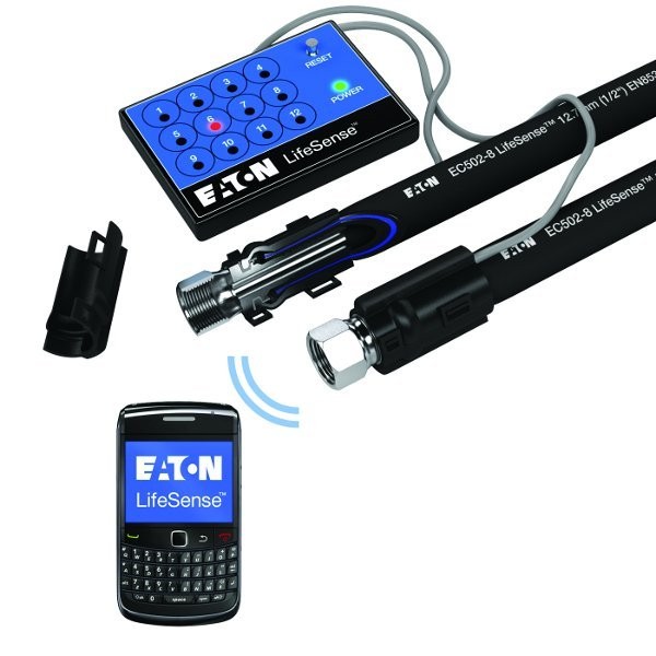 Eaton's LifeSense&reg; hydraulic hose condition monitoring system