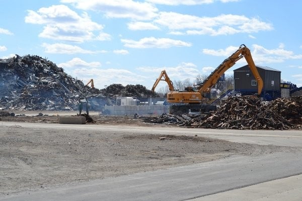 Nucor installs 70,000 square foot metal building facility for scrap recycler