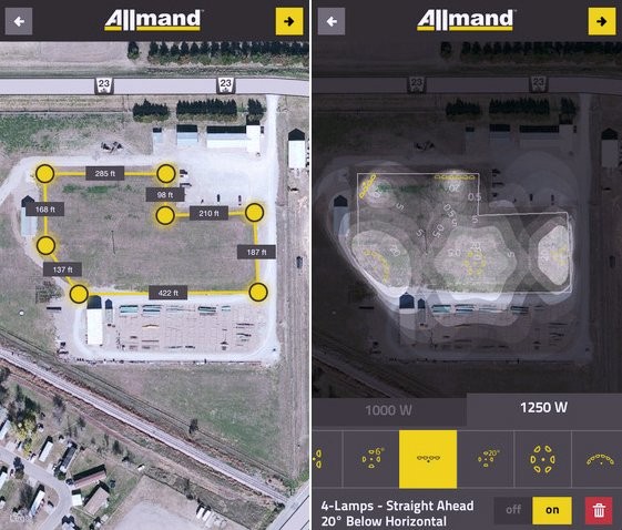 Allmand announces mobile light tower placement app
