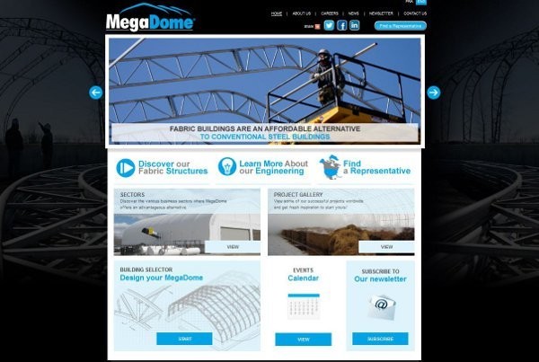 MegaDome announces new Website