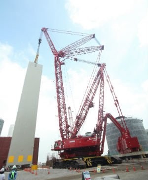 Manitowoc 31000 completes biggest lift to date