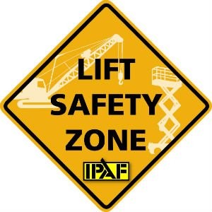 Operators must always keep a minimum safe distance between overhead power lines and the closest point of the AWP when fully extended.