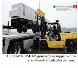 HIPOWER SYSTEMS Debuts Comprehensive Line of “Winter Pack” Generator Packages; Helps Operators Ensure Consistent, Reliable Performance in Extreme Cold