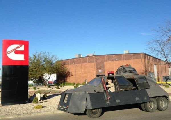 Cummins-Powered Tornado Intercept Vehicle (Tiv2) Storms Into Las Vegas For ConExpo 2014