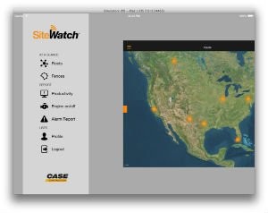 New CASE SiteWatch iPad App Optimizes Access to Equipment Data for Monitoring in the Field and Away from the Office