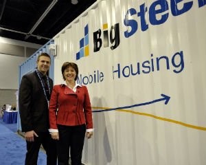 Premier Christy Clark joins Devon Siebenga as BigSteelBox announces its expansion plans for Northern B.C.