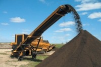 Tracked trommel Tracked trommel